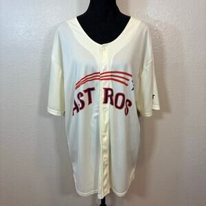 BDA SPORTS Houston Astros Unisex Jersey White Sz XL Baseball Game-day MLB